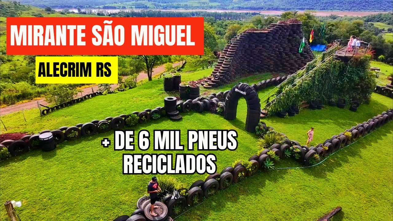 🤩 MIRANTE S&Atilde;O MIGUEL / UM PROJETO SUSTENT&Aacute;VEL COM MAIS DE 6 MIL PNEUS REUTILIZADOS