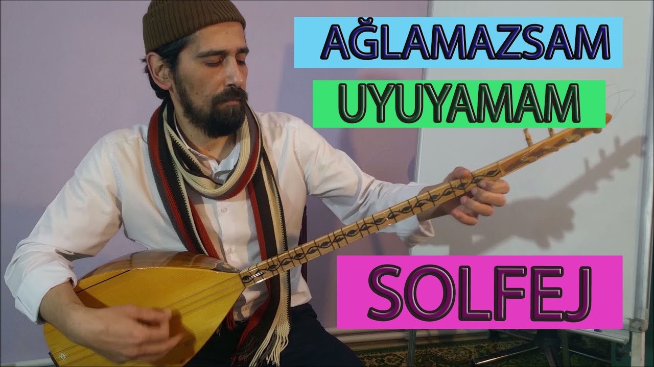 Ağlamazsam Uyuyamam ( Ferdi Tayfur ) Uzun Sap Bağlama Solfej Dersi - Ahmet SARI