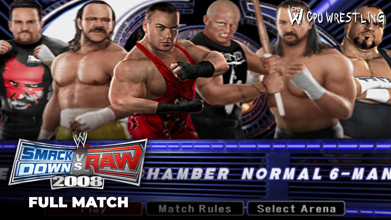 WWE SVR 2008 | Elimination Chamber: Роб Ван Дам, Сабу, Томми Дример, Сэндман, Терри Фанк, Тазз