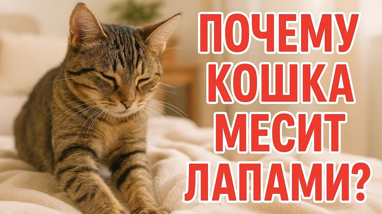 Почему кошка “месит” лапами? 5 милых причин, которые вас удивят!