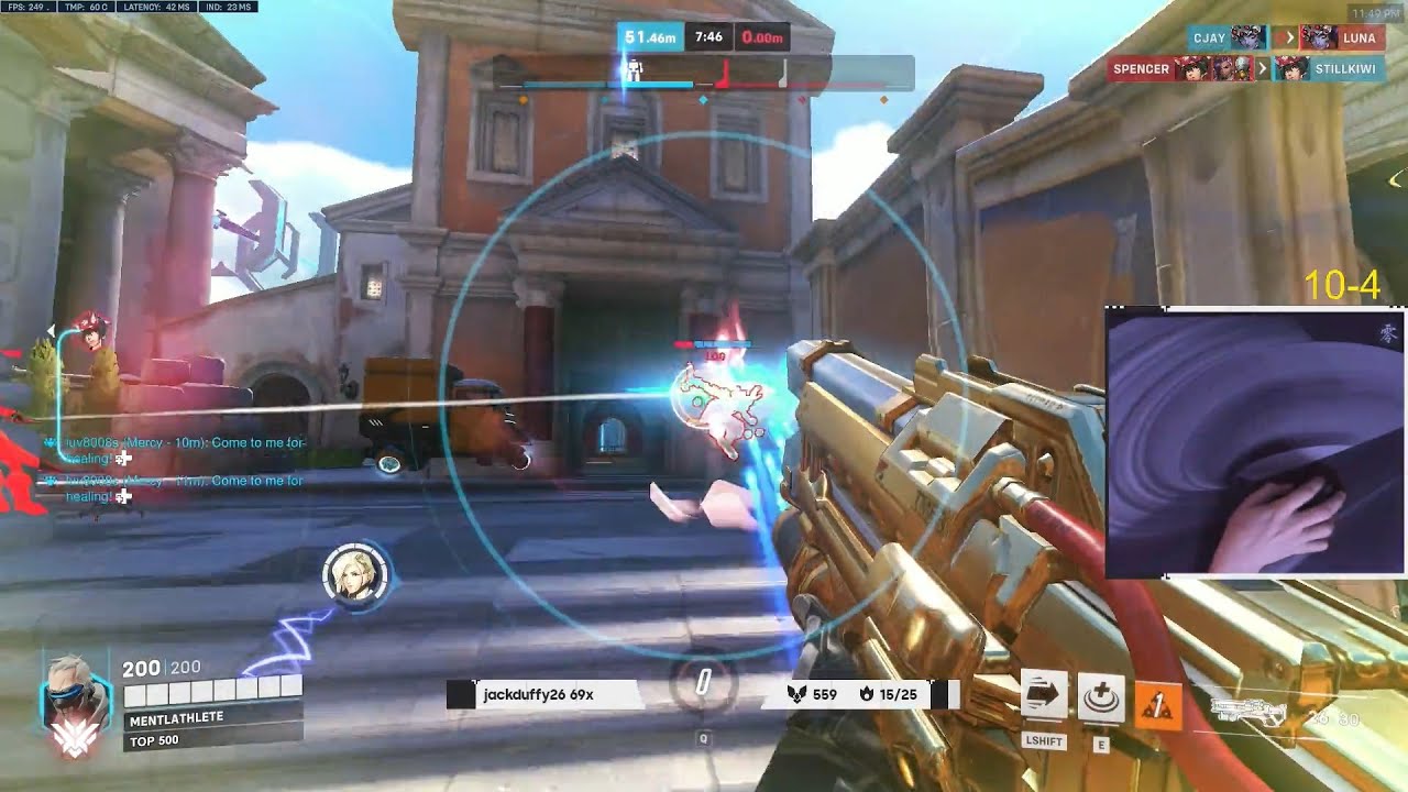 GALE SOLDIER 76 TOP 500 GAMEPLAY OVERWATCH 2 SEASON 3