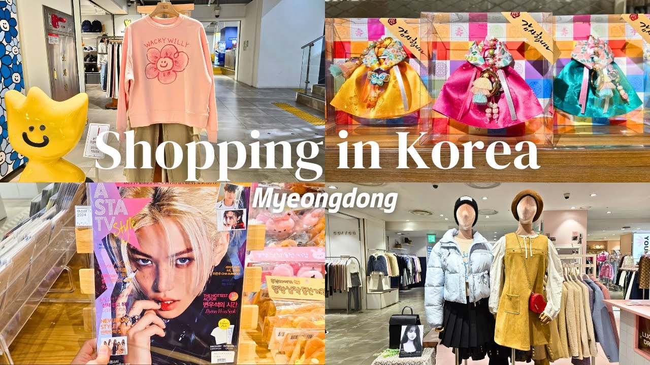 🇰🇷Myeongdong| Fashion, Kpop & Souvenirs| Won Young & Hoshi's pick: ROLAROLA, ADLV, Wacky Willy
