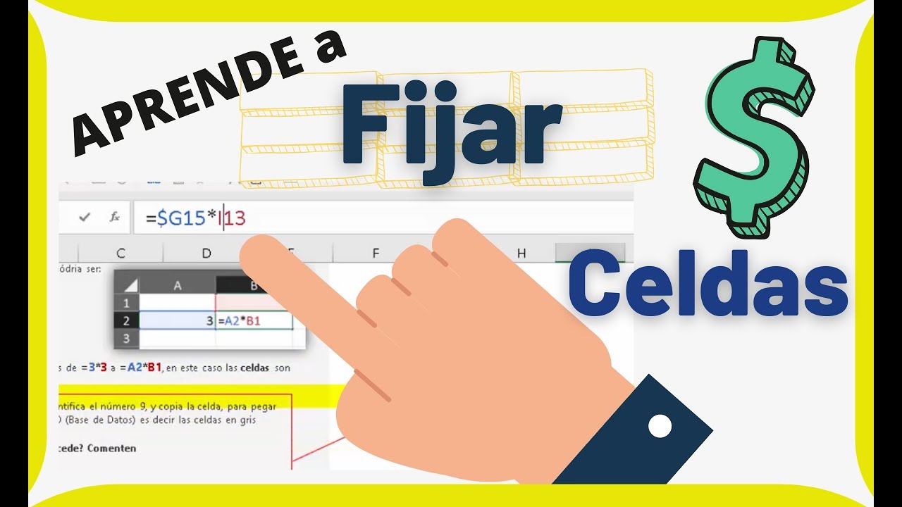Aprende a FIJAR CELDAS (con 2 Ejemplos prácticos👩‍💼 y EXPLICACIÓN sencilla✅[2022])