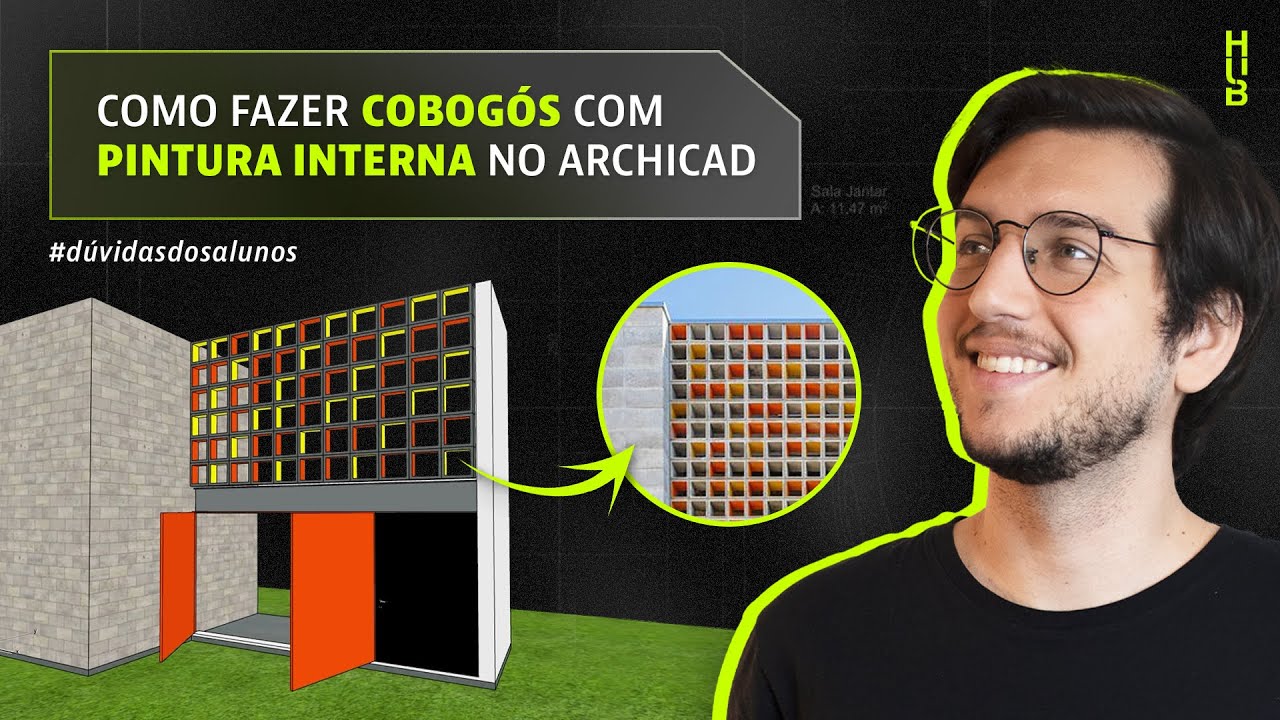 Como fazer COBOGÓS com Pintura Interna no Archicad | Hub Prática Criativa