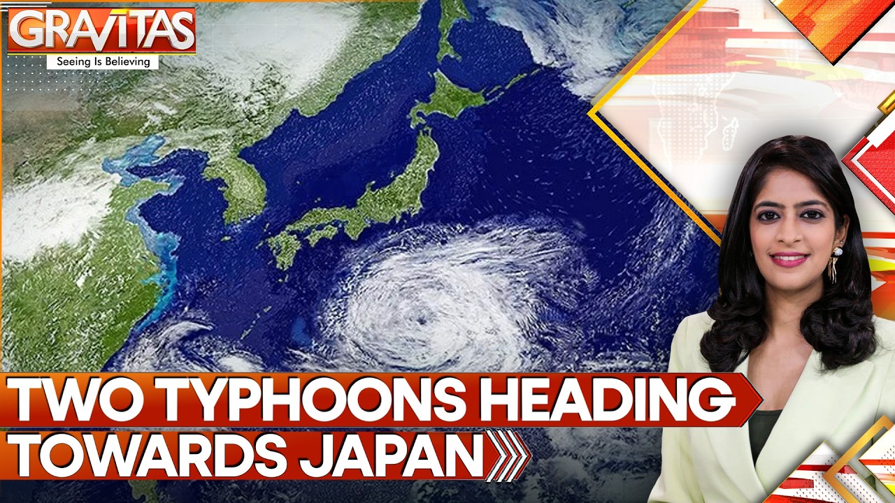 Japan Weather Alert: Over A Million Evacuated As Twin Storms Swirl Towards Japan | GRAVITAS