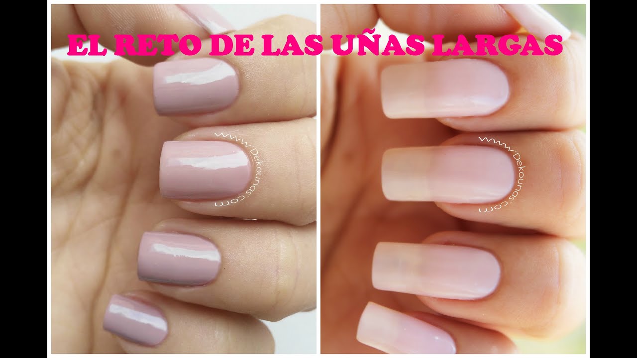 El reto de las uñas largas - Long nails challenge