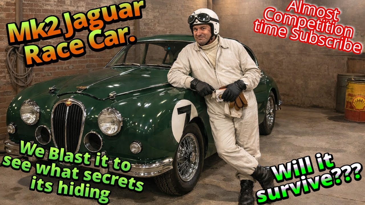 Гоночный автомобиль Jaguar Mk2 подвергся всесторонней проверке, чтобы увидеть, что на самом деле ...