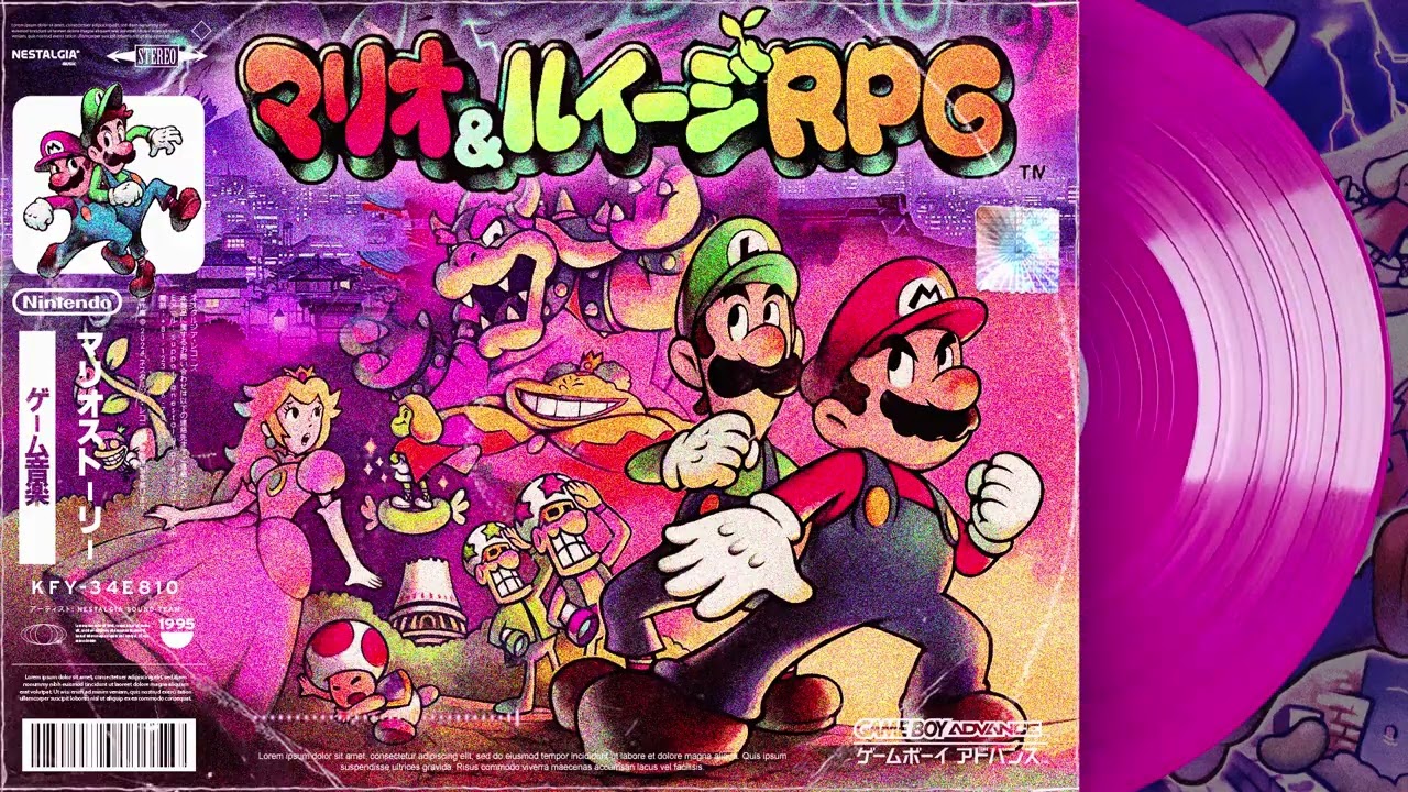 Mario & Luigi Superstar Saga 🌆🎷 Citypop Vibes 🎵✨