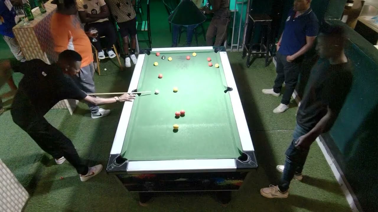 🎱 POOL TABLE RWANDA 🇷🇼  TOURNAMENT BLACK BALL