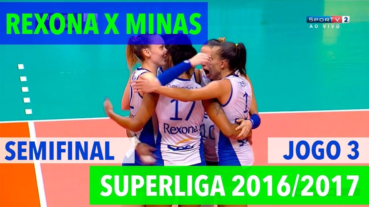 Rexona x Minas - Semifinal (JOGO 3) - Superliga de Vôlei Feminino 2016-2017