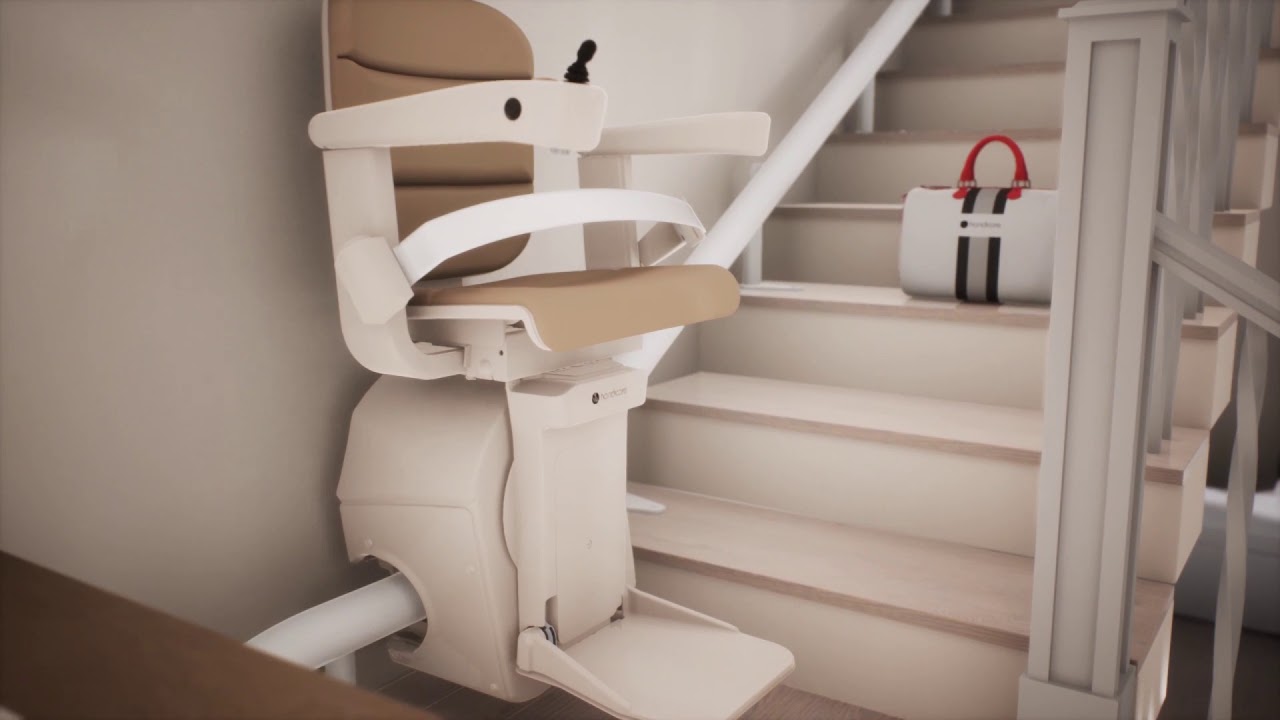 The Best looking and functioning Custom Narrow Stair Lift. Call Solano Mobility & Accessibility tm