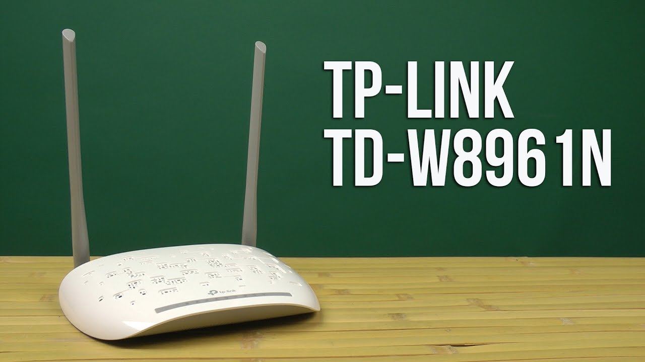 Распаковка TP-LINK TD-W8961N