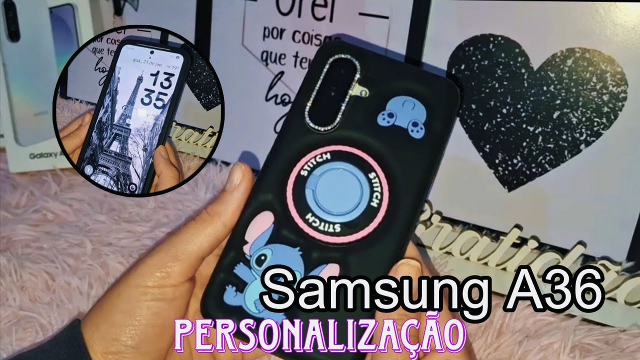 Personalização e Organização dark no Samsung A36 🖤