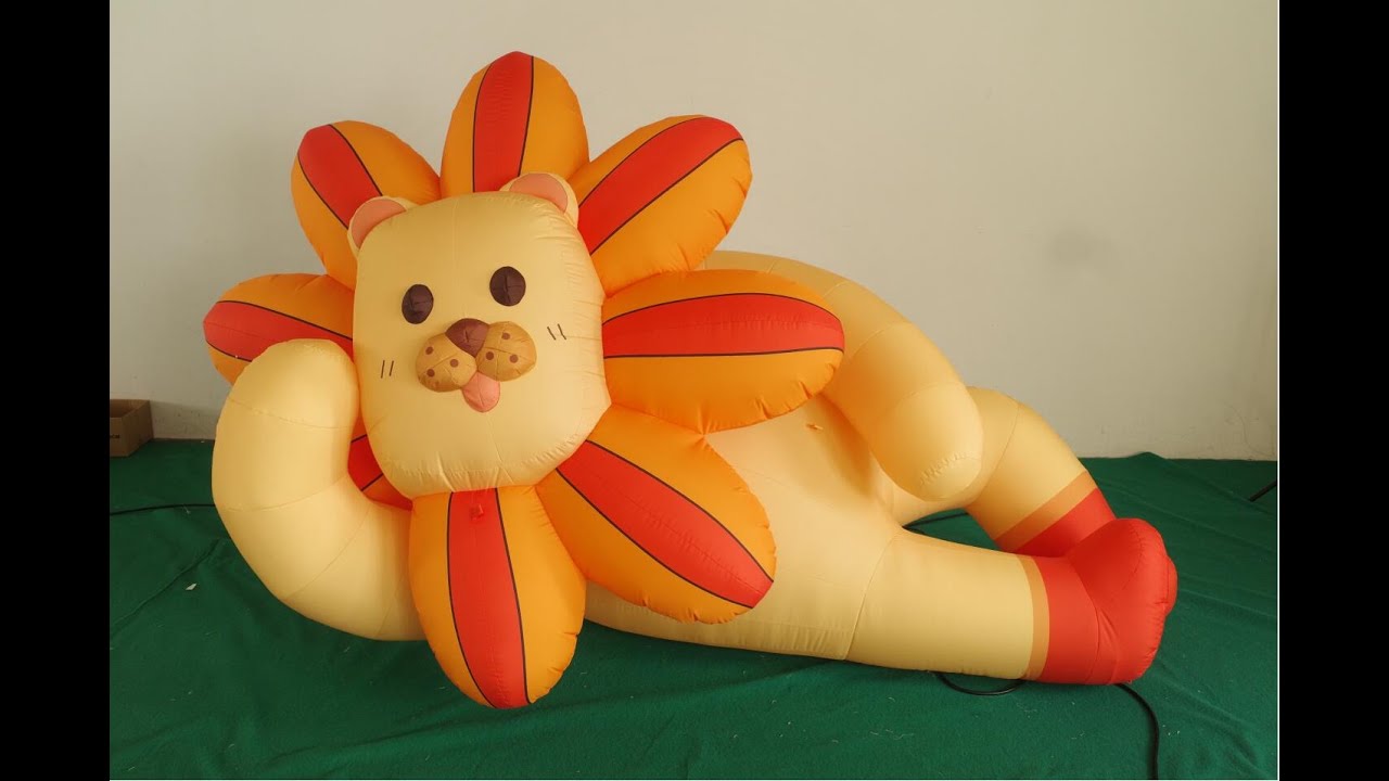 Light Inflatable Balloon Lion Mascot for 2023 #Stagedesign Advertising Decoration