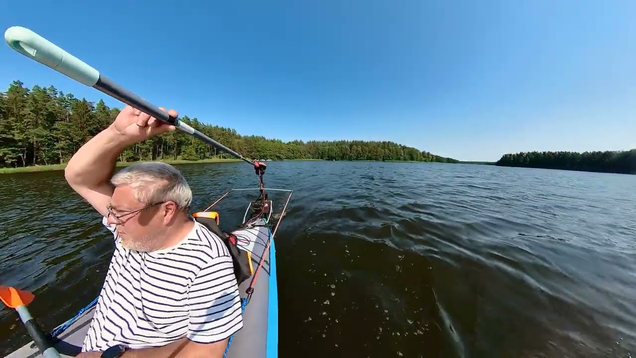 KAJAK Itiwit Z SILNIKIEM elektrycznym 25 kg ciągu. Test prędkości