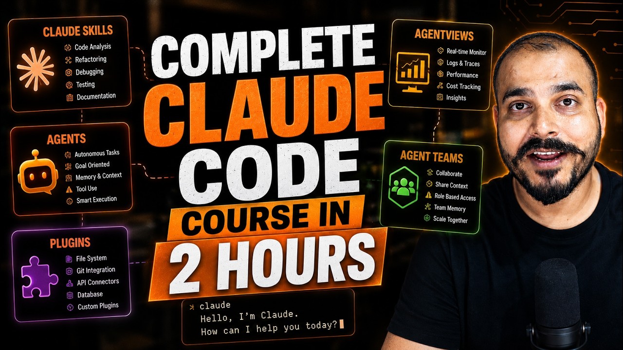 Полный курс по Claude Code за 2 часа для разработчиков
