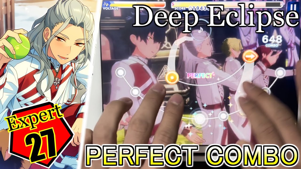 Deep Eclipse (Expert Lv27) PERFECT COMBO 手元【あんスタMusic】