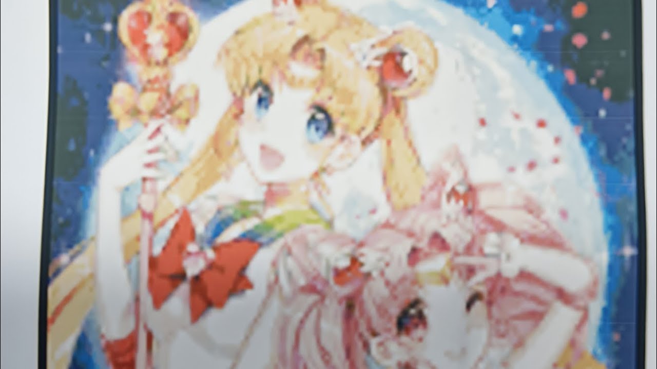 Wir sticken an der 11ct Sailor Moon. 😉