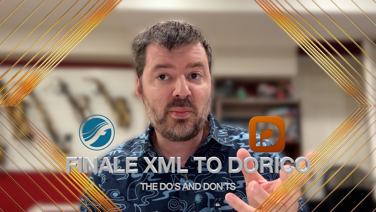 Dorico Tips: Importing Finale XML to Dorico Pro 5 #finale #dorico #musicxml #notation #tips #tricks