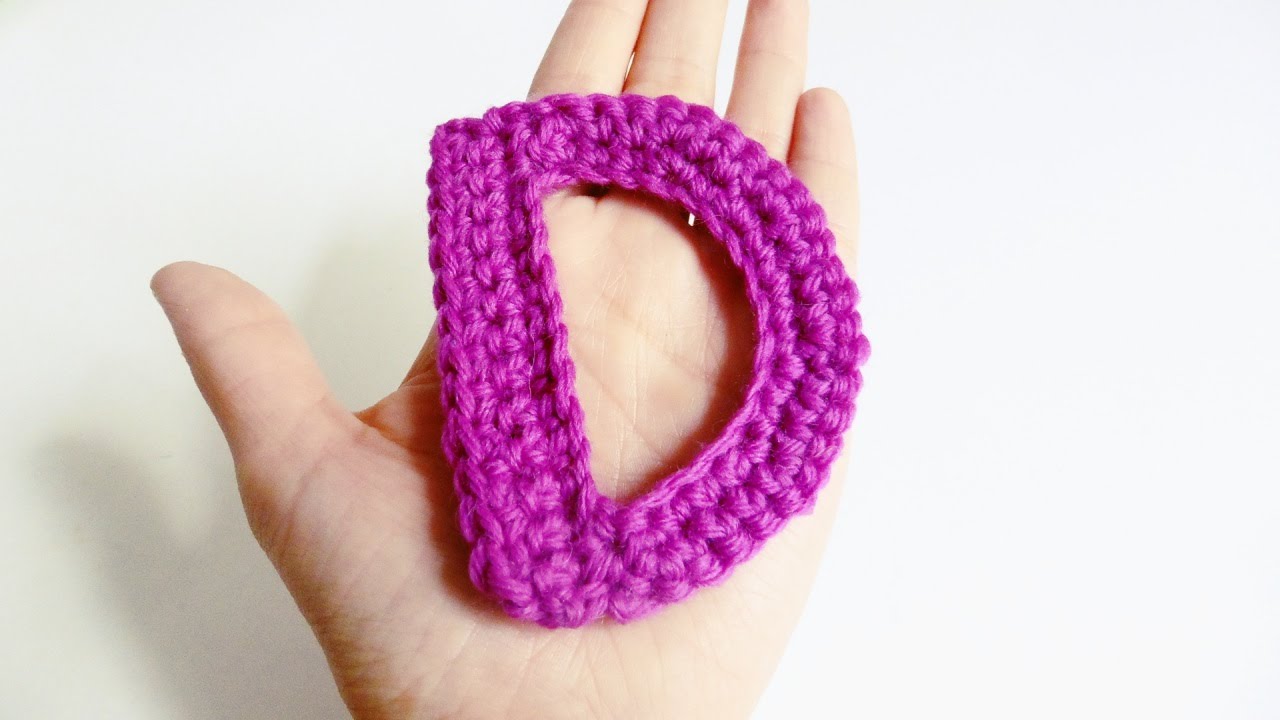 DIY - LETRA "D" A CROCHET (english subs!) | tutorial paso a paso