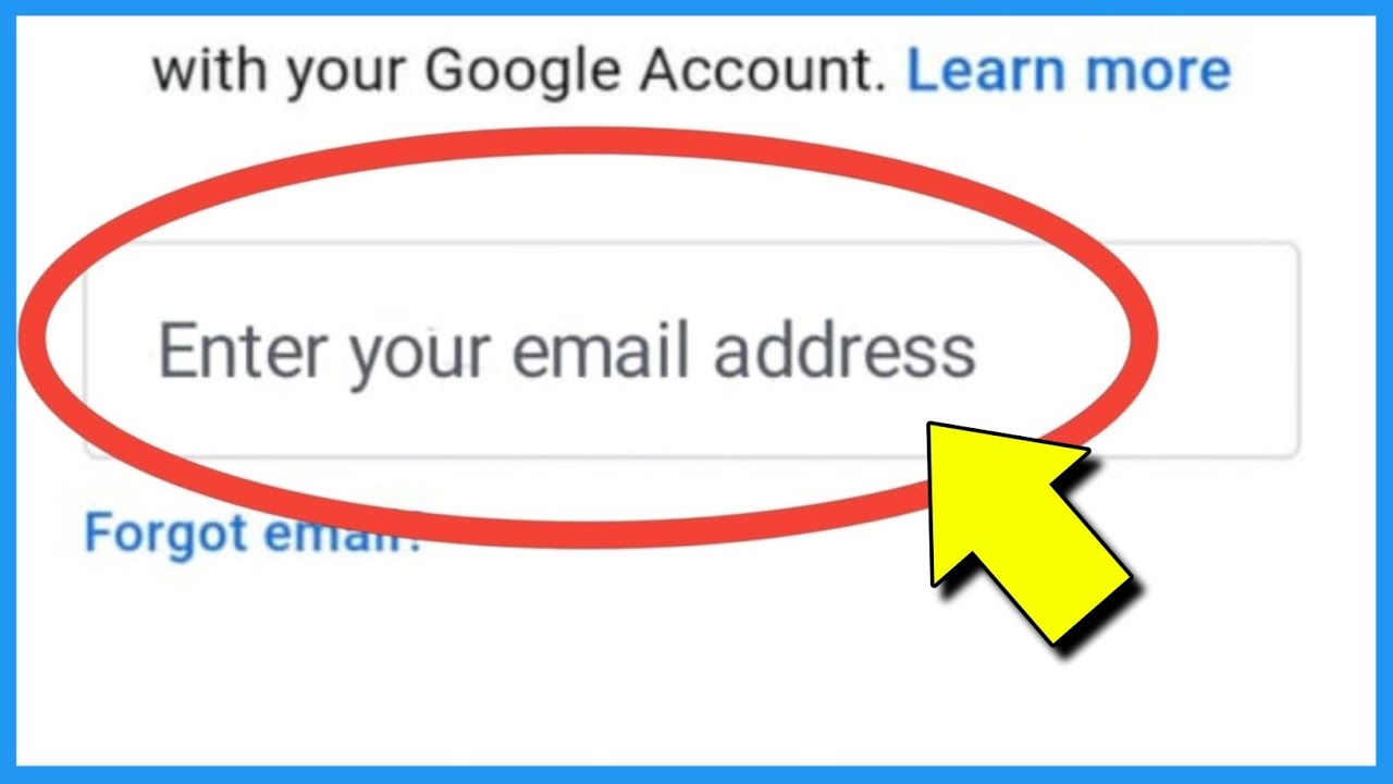 Enter Your Email Address Kya Hota Hai | What Is Enter Your Email Address