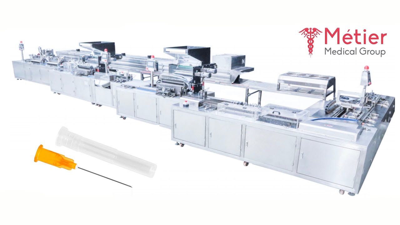 Metier Medical Automatic Hypodermic Needle Assembly Machine