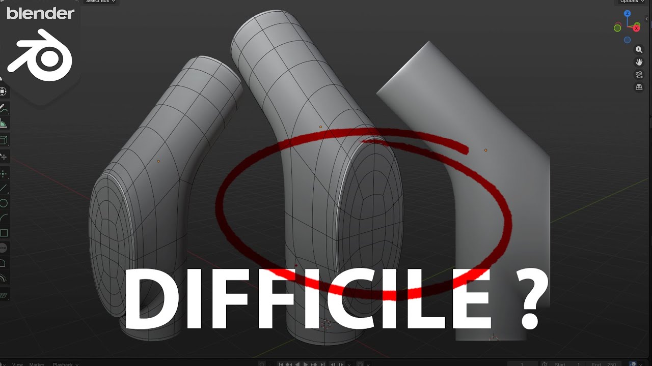 Blender FR : Pratique réelle en modélisation 3D d’un objet complexe | Tuto Blender Débutant