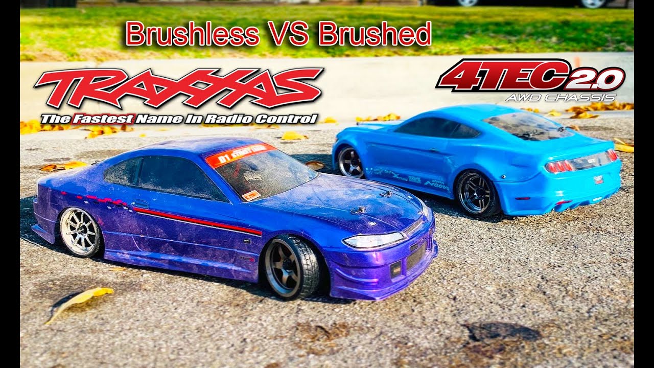 Traxxas 4Tec 2.0 Brushless VS Brushed Chassis | Drift Car Builds