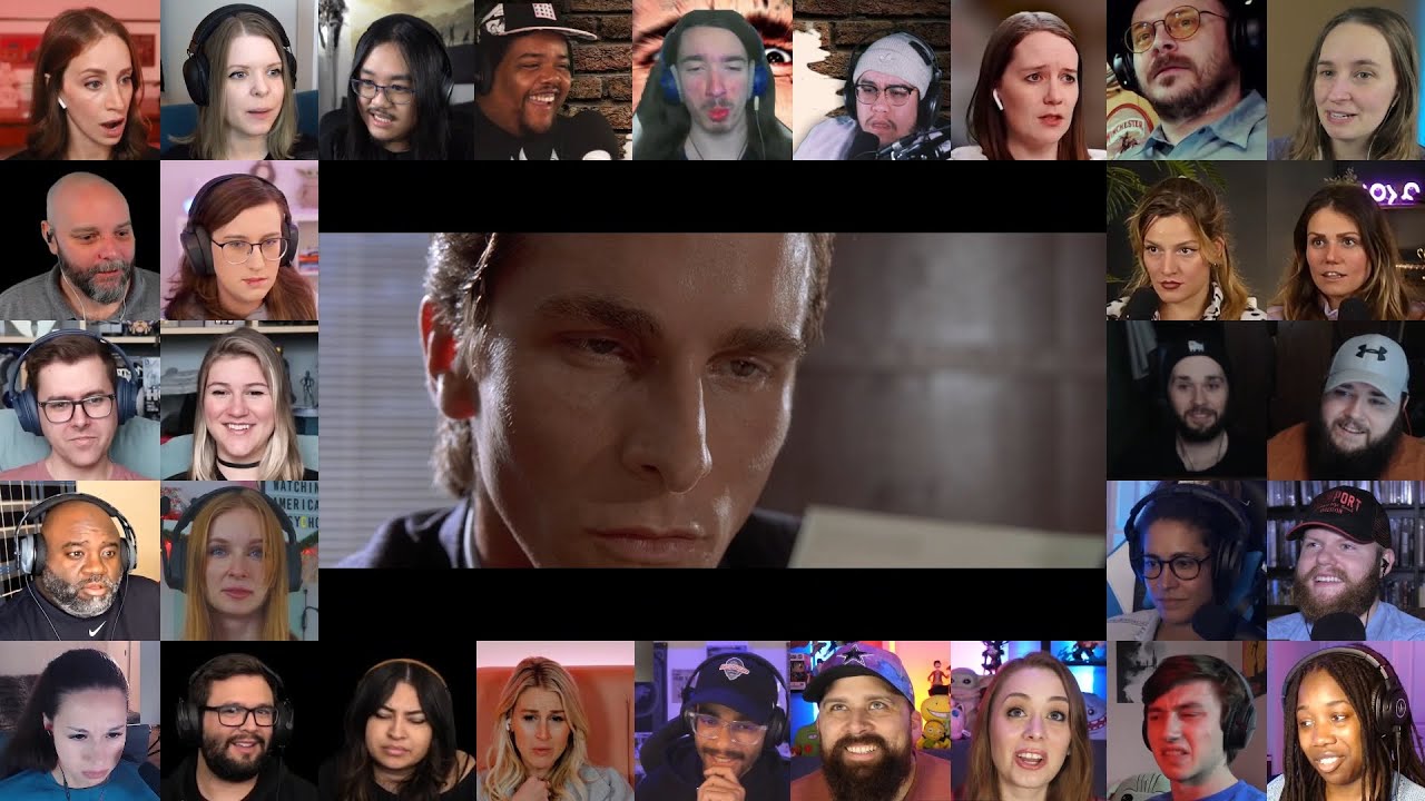 Business Cards - American Psycho (2000) - Reaction Mashup