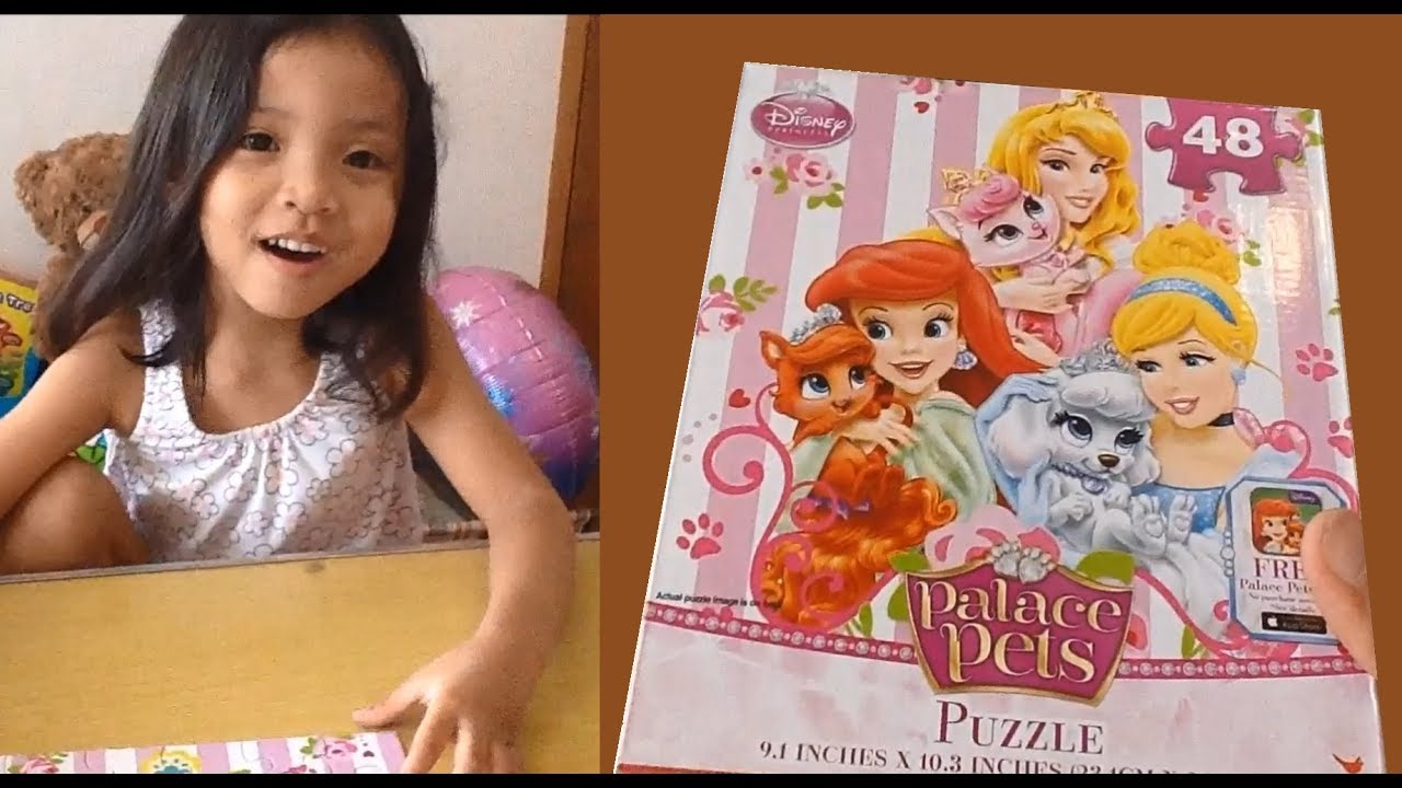 Disney Princesses PALACE PETS Brain Smarts Jigsaw Puzzle Kids Game
