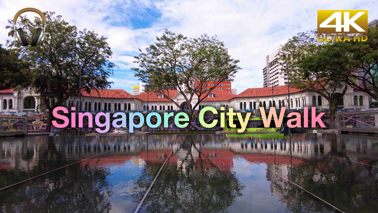Singapore SMU to City Hall Walking Tour - March 2021 - DJI Pocket 2 - Binaural Audio