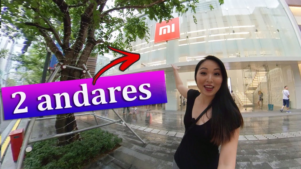 LOJA XIAOMI, 2 andares!! A MAIOR LOJA daqui - Video em 360 (insta360 one x)