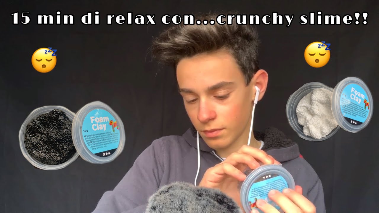 15 MINUTI DI RELAX CON...CRUNCHY SLIME! #2 | ASMR ITA