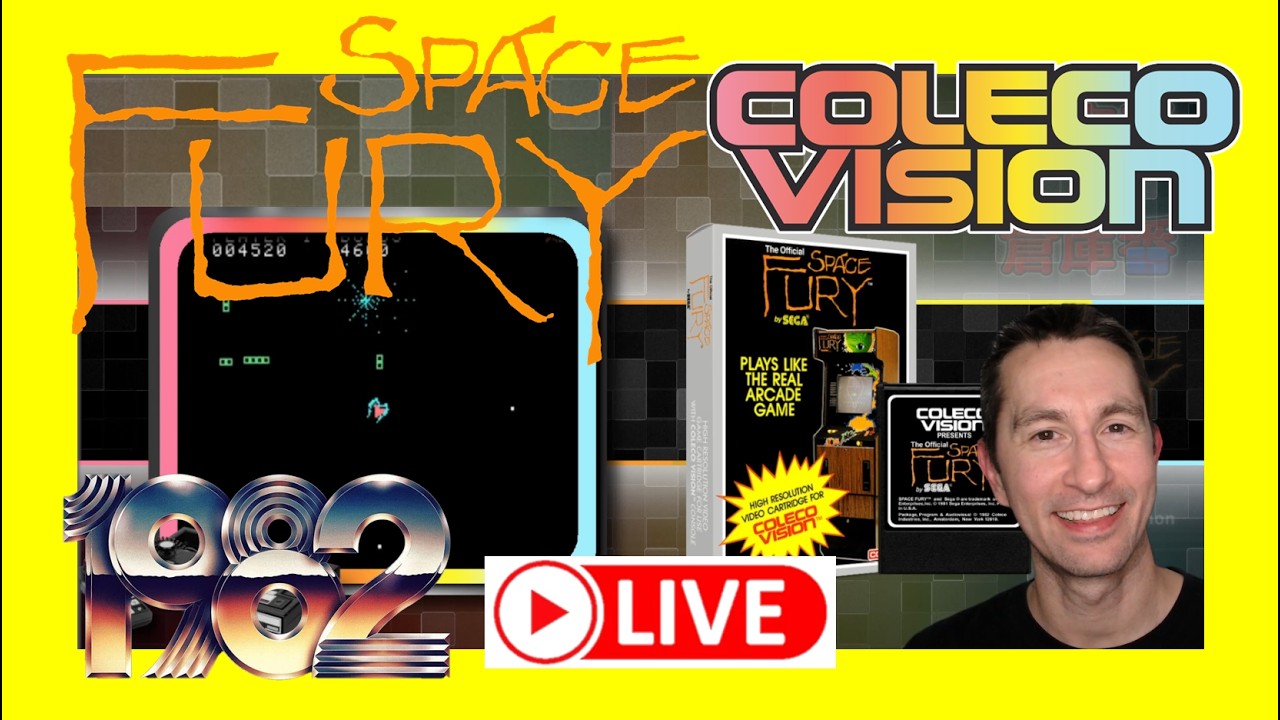 Space Fury (ColecoVision) - Chronologically Gaming is LIVE! #colecovision #arcade #videogames #retro