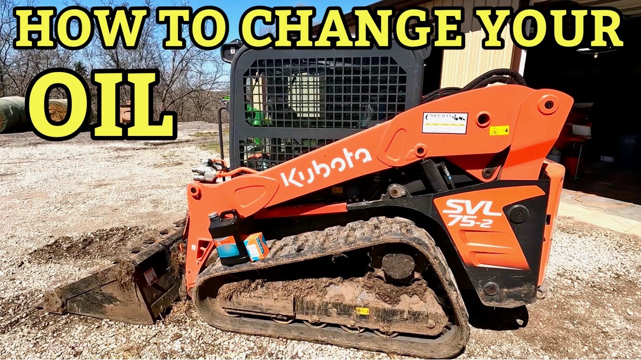 Замена масла Kubota SVL 75-2 / Экономьте время и деньги, делая это самостоятельно