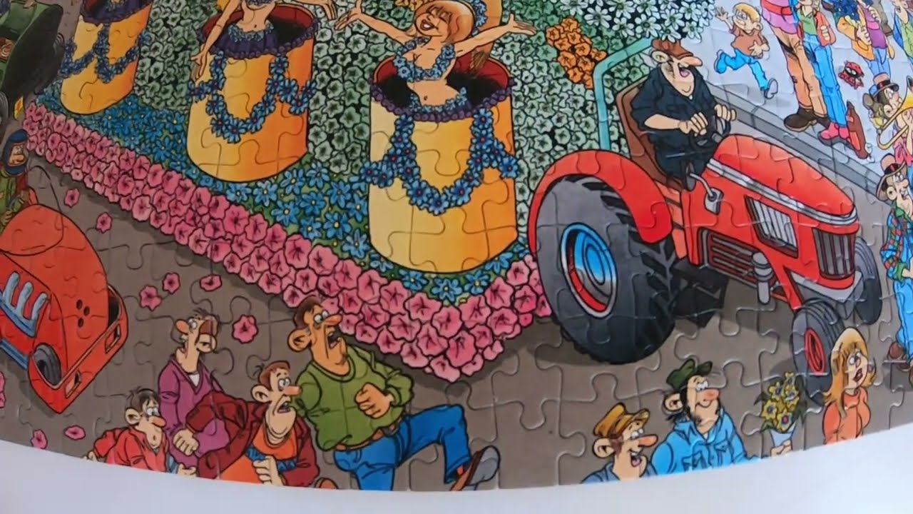 Time Lapse Puzzle Jumbo The flower parade 1000 pcs