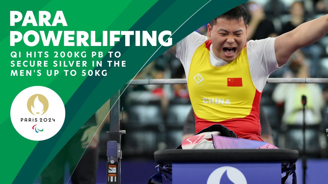 Huge PB Of 200kg For Yongkai Qi To Take Silver In The Men's Up To 50kg 💪🥈🇨🇳