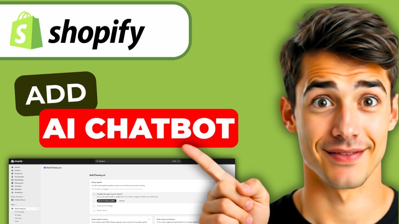 Как добавить чат-бота с искусственным интеллектом в Shopify (самый простой способ) (руководство 2...