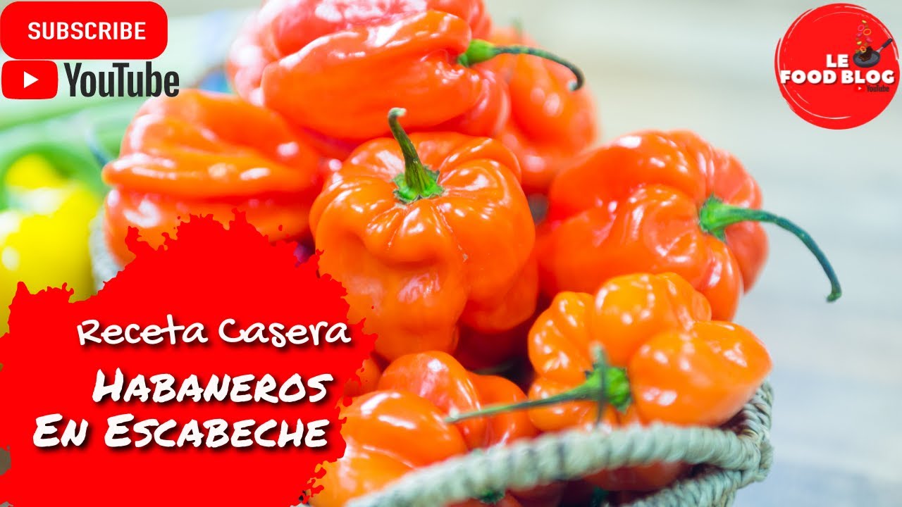Habaneros en Escabeche | Receta Casera