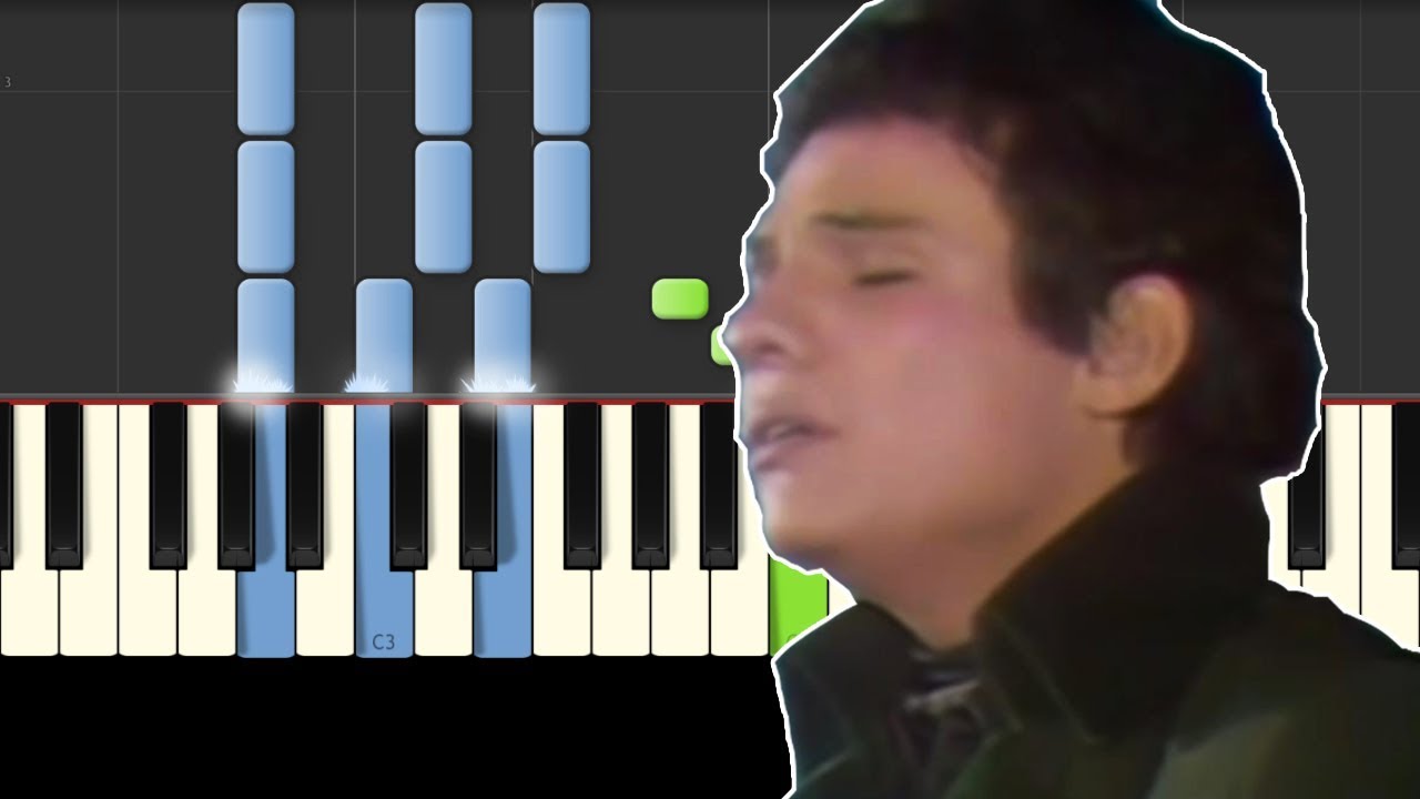El Triste / Jose Jose / Piano Tutorial / Cover