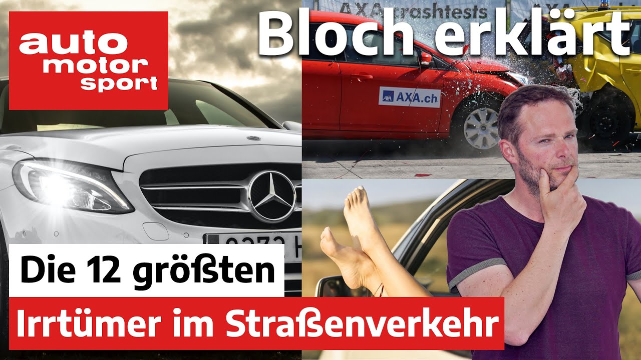 Lichthupe, barfuß fahren & Co.: Die 12 größten Irrtümer im Straßenverkehr - Bloch erklärt #117