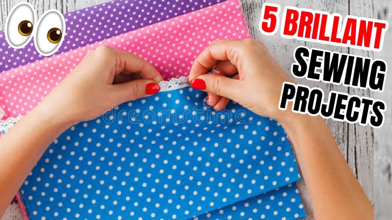 5 Sewing Projects To Make In Under 10 Minutes |sewing projects ✂️🧵