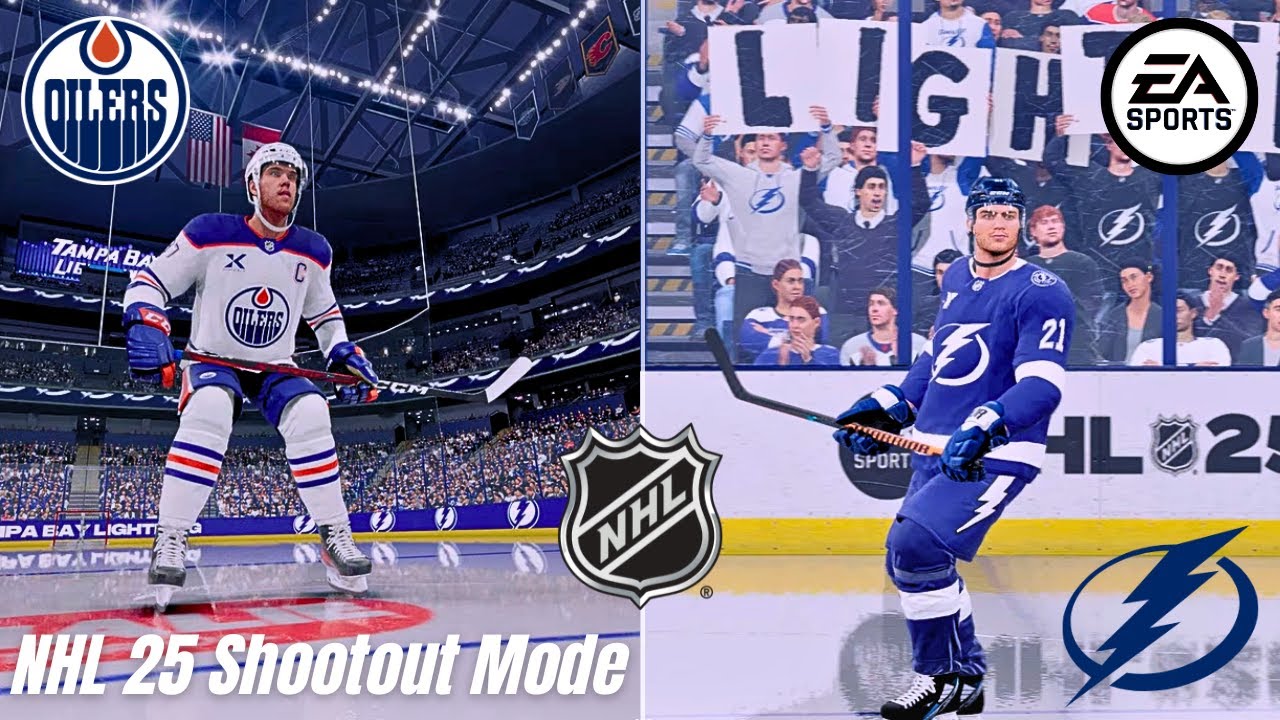 NHL 25 - Edmonton Oilers vs. Tampa Bay Lightning | Online Shootout Mode | PS5
