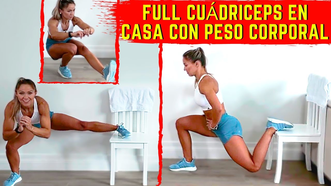 CUÁDRICEPS de ACERO en CASA con PESO CORPORAL