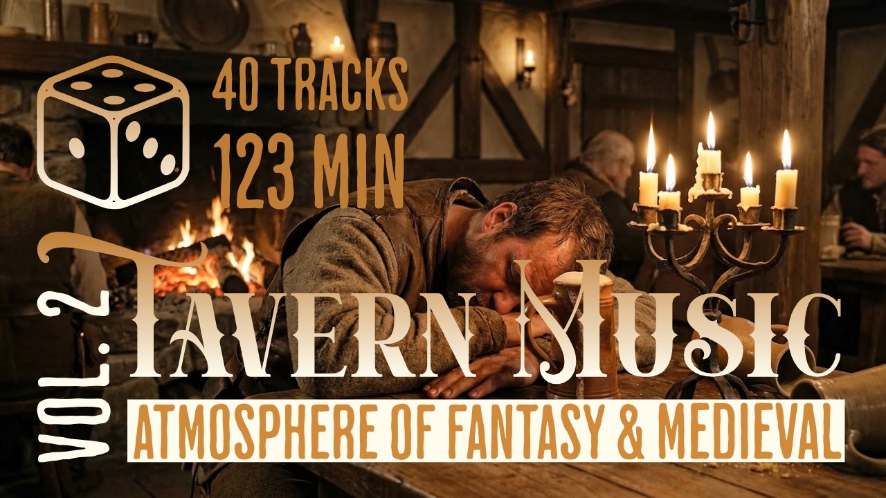 A Night at the Crowded Inn 🕯️ Medieval Folk & Tavern Music [2 Hours]