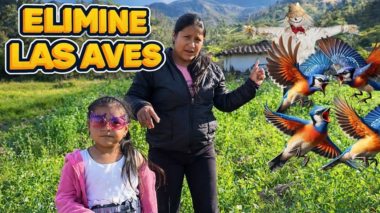 Solución para las aves en un sembrío de arvejas  - Dalila