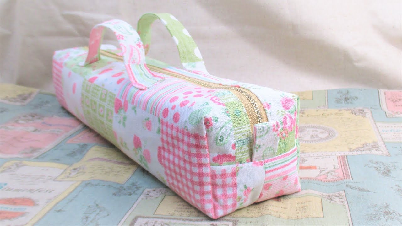 ヘアアイロンポーチ 作り方　How to make a hair iron pouch　 hair iron case