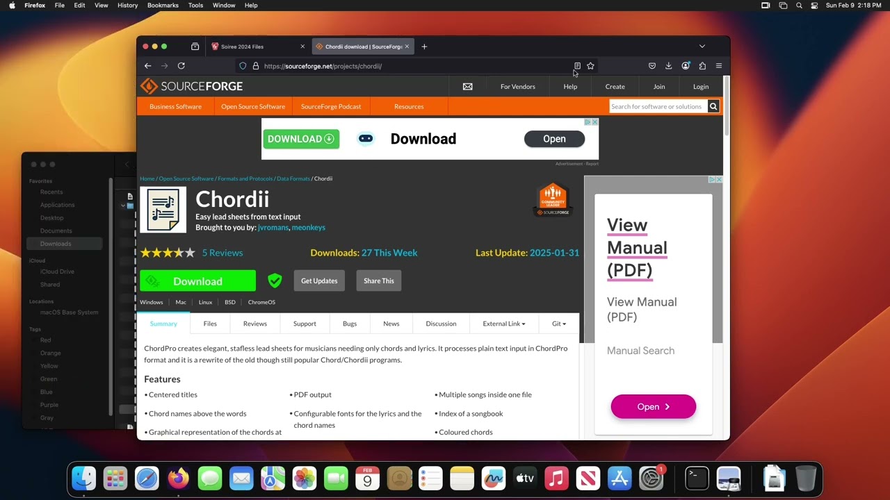 2025 ChordPro Installation on MacOS