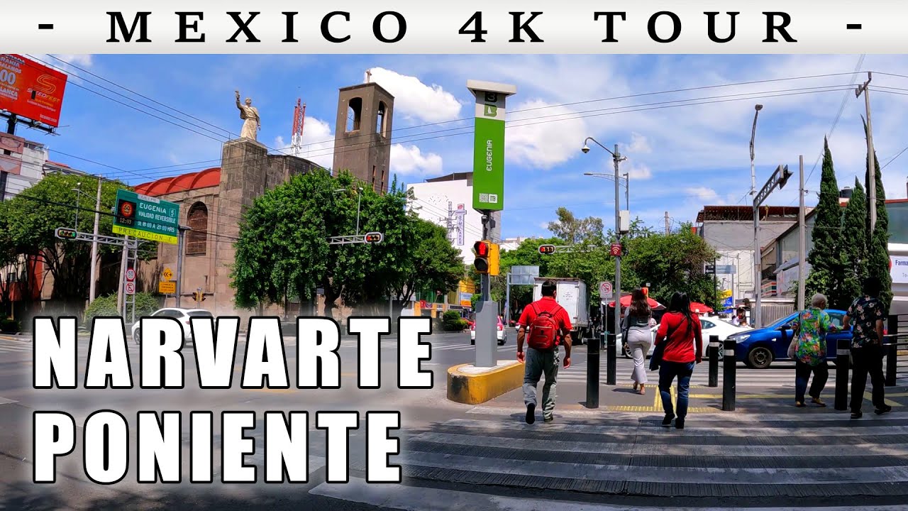 Avenida Cuauhtémoc, Colonia Narvarte Poniente 🇲🇽 Ciudad de México [4K Walking Tour]