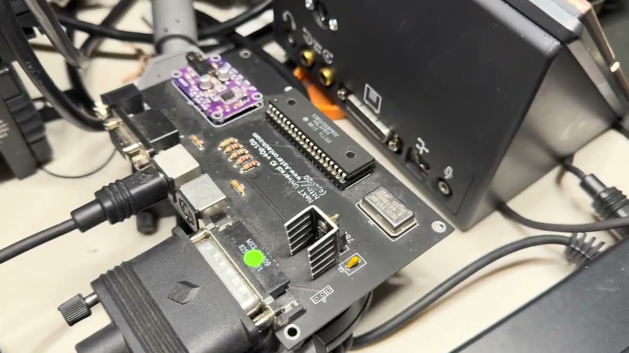 NeXT NUI/O sound card successfully, heat extracted chip,  MacGyver  sound card tested works 3 of 3